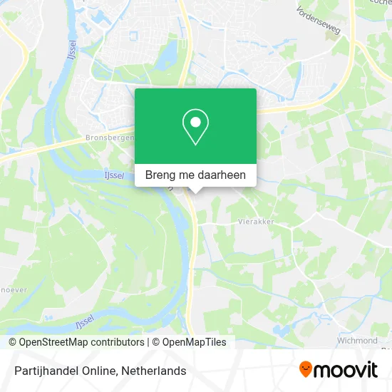 Partijhandel Online kaart