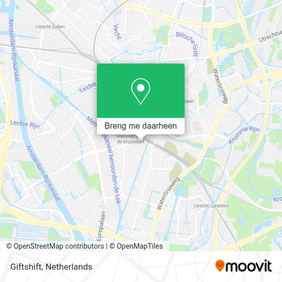 Giftshift kaart