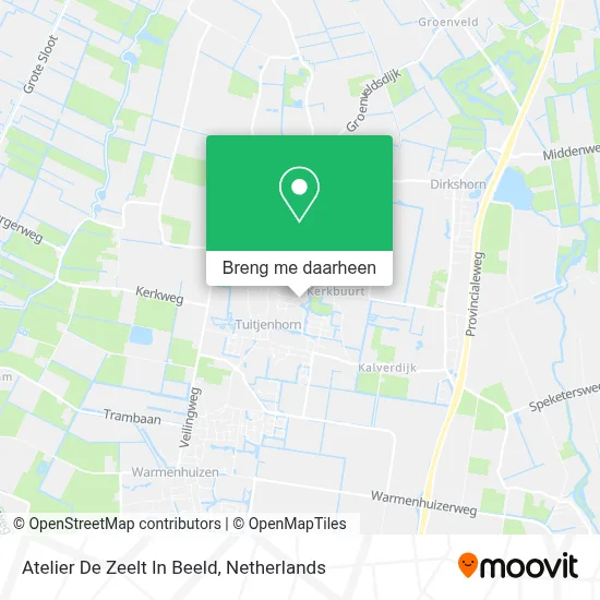 Atelier De Zeelt In Beeld kaart