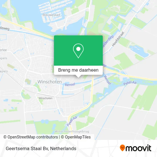 Geertsema Staal Bv kaart
