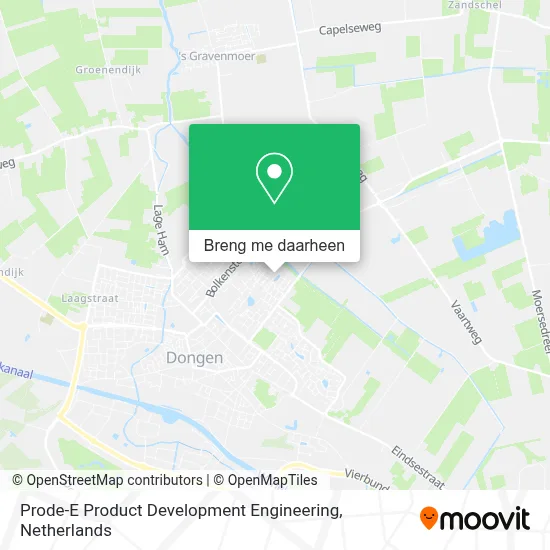 Prode-E Product Development Engineering kaart
