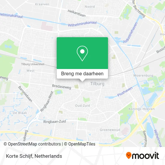 Korte Schijf kaart