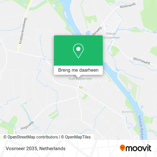 Vosmeer 2035 kaart
