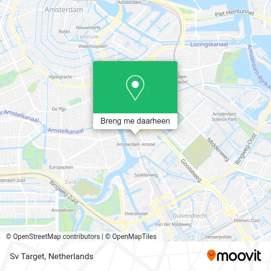 Sv Target kaart