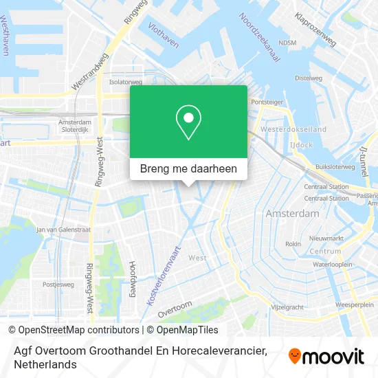 Agf Overtoom Groothandel En Horecaleverancier kaart