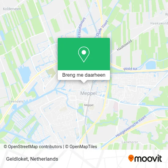 Geldloket kaart