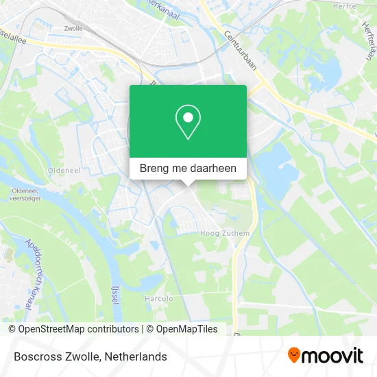 Boscross Zwolle kaart