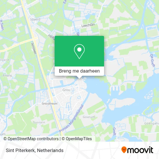 Sint Piterkerk kaart