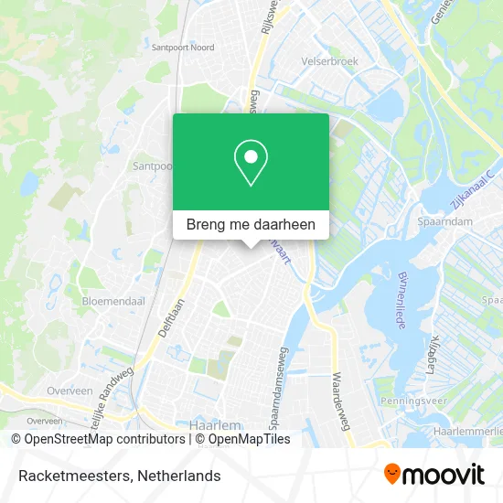 Racketmeesters kaart