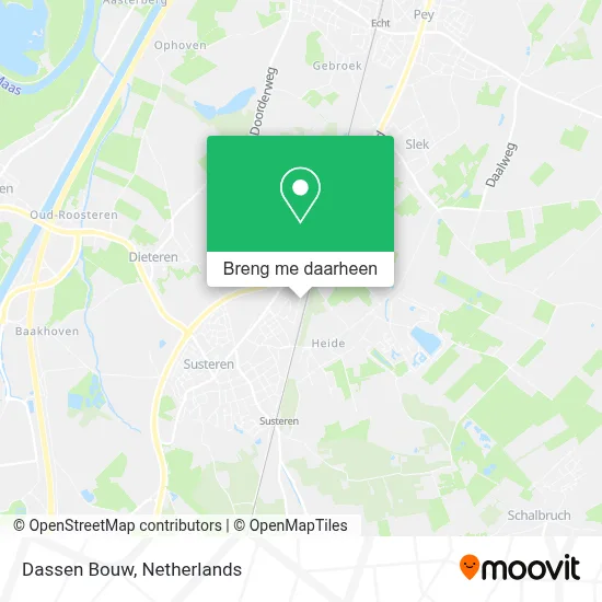 Dassen Bouw kaart