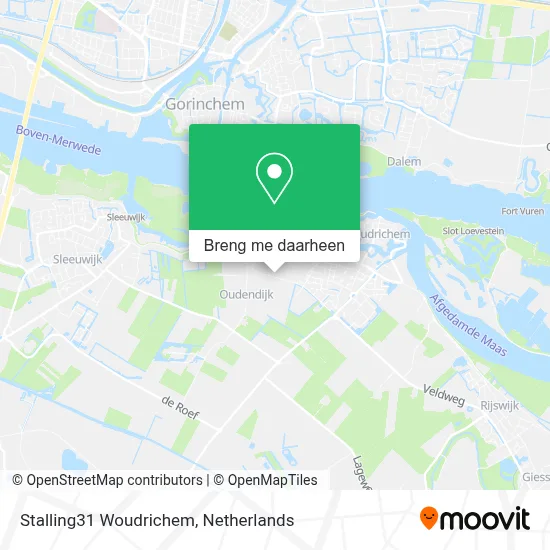 Stalling31 Woudrichem kaart