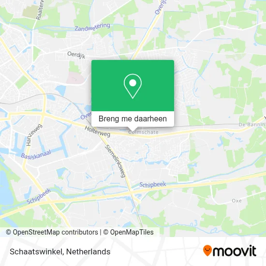 Schaatswinkel kaart