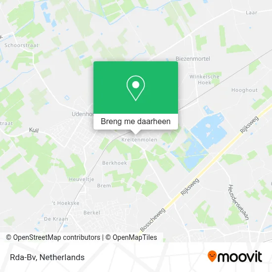 Rda-Bv kaart
