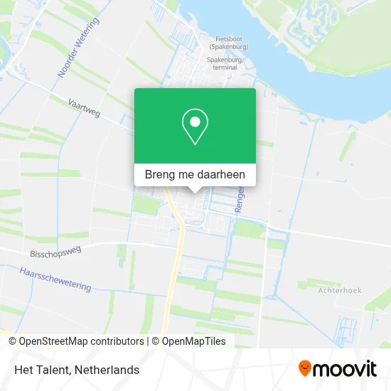 Het Talent kaart