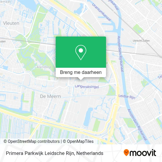 Primera Parkwijk Leidsche Rijn kaart