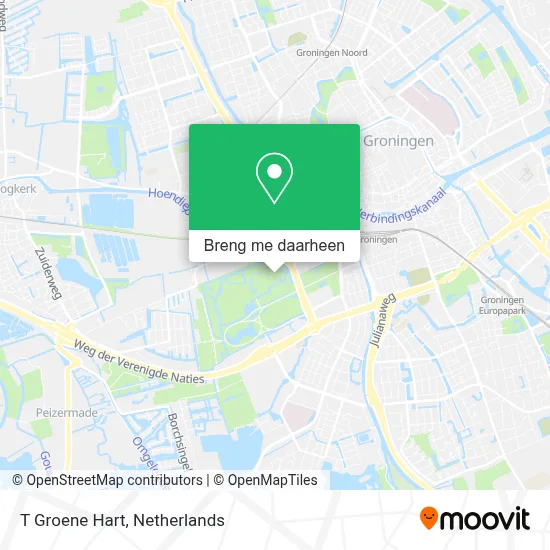 T Groene Hart kaart