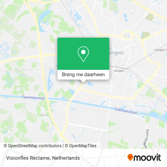 Visionflex Reclame kaart