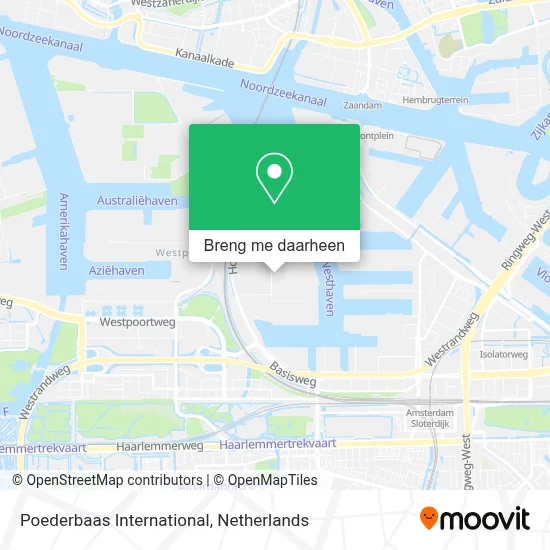 Poederbaas International kaart