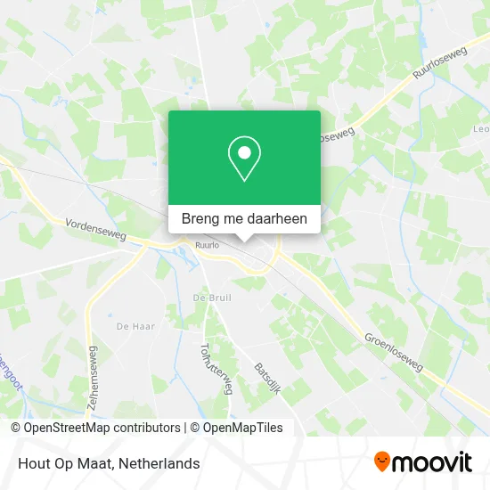 Hout Op Maat kaart