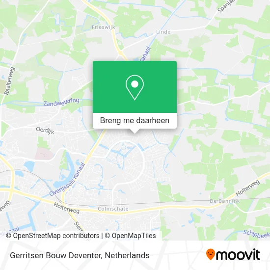 Gerritsen Bouw Deventer kaart