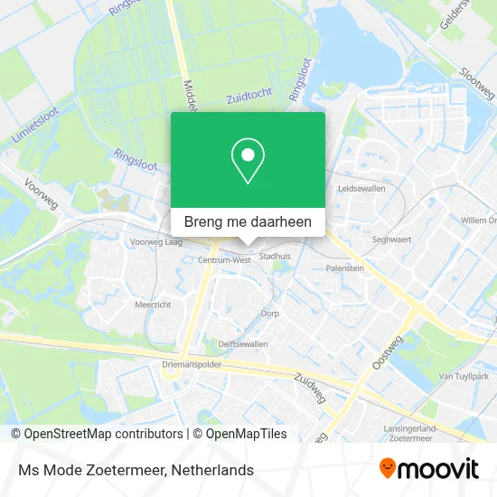 Ms Mode Zoetermeer kaart