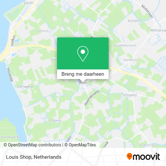 Louis Shop kaart