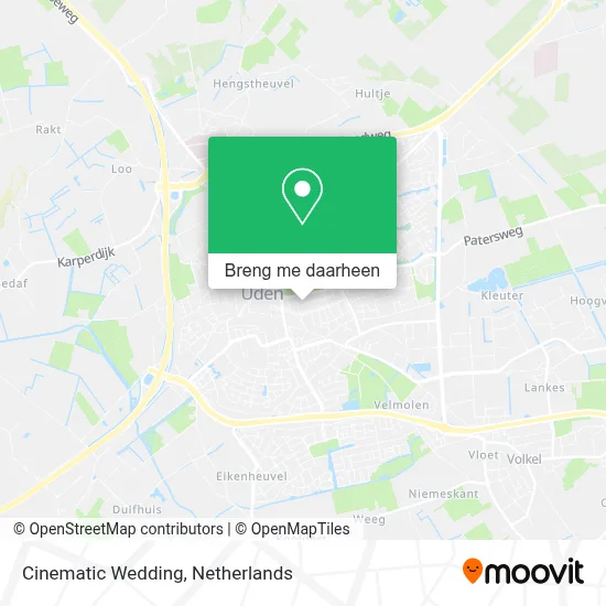 Cinematic Wedding kaart
