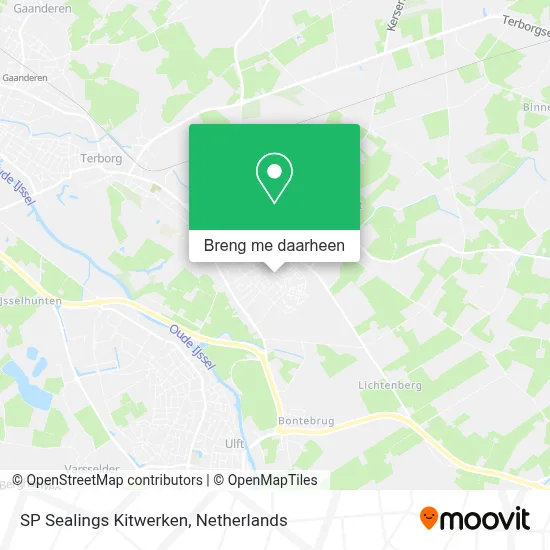 SP Sealings Kitwerken kaart