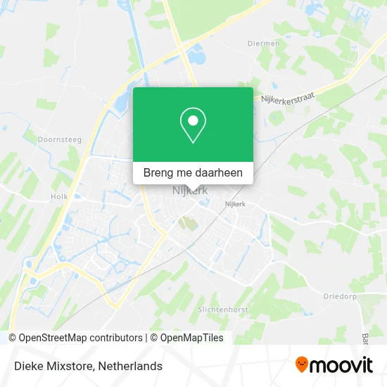 Dieke Mixstore kaart