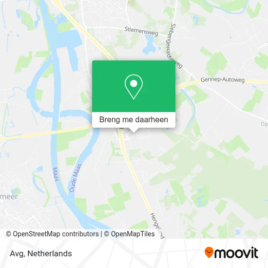 Avg kaart
