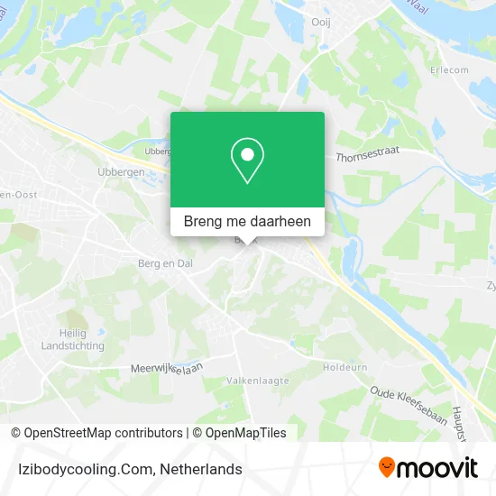 Izibodycooling.Com kaart