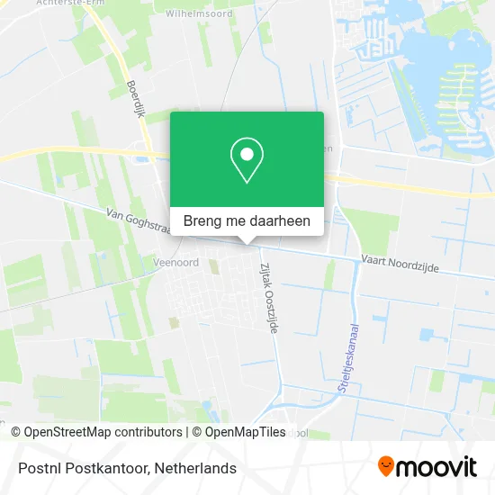 Postnl Postkantoor kaart