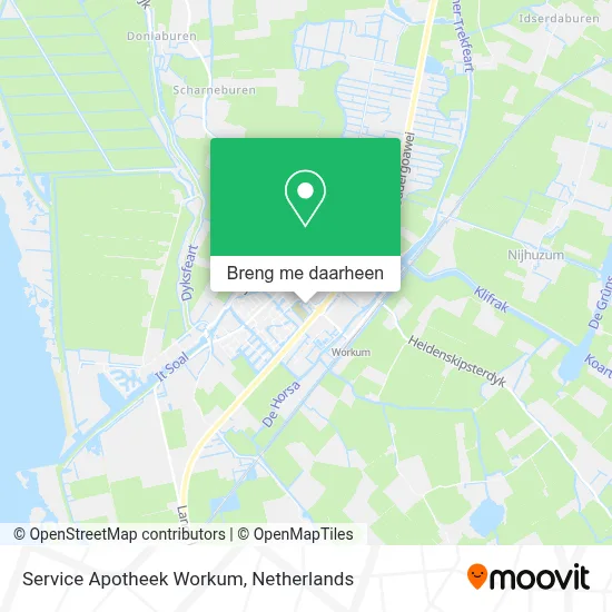 Service Apotheek Workum kaart