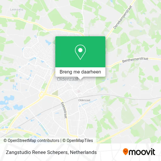 Zangstudio Renee Schepers kaart