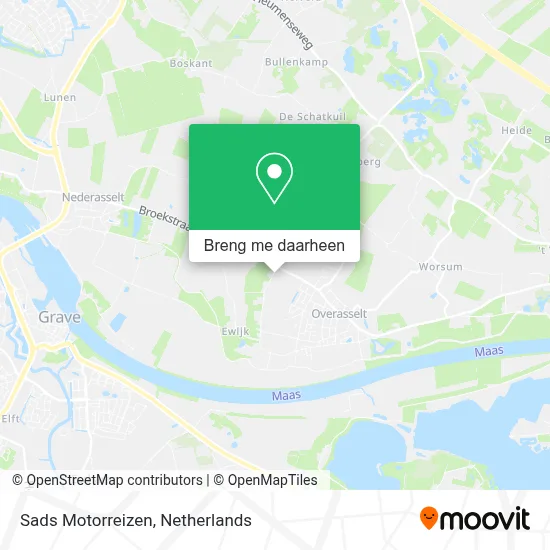 Sads Motorreizen kaart
