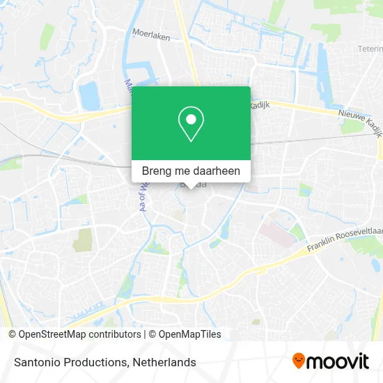Santonio Productions kaart