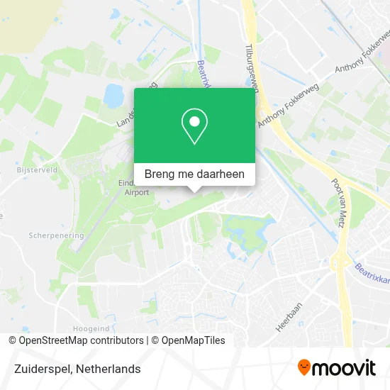 Zuiderspel kaart