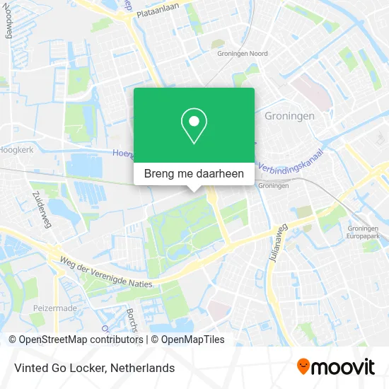 Vinted Go Locker kaart