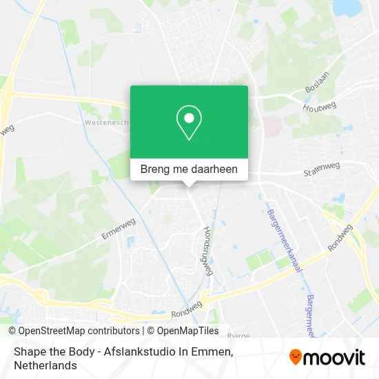Shape the Body - Afslankstudio In Emmen kaart
