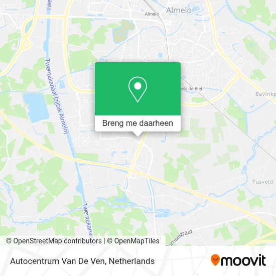Autocentrum Van De Ven kaart