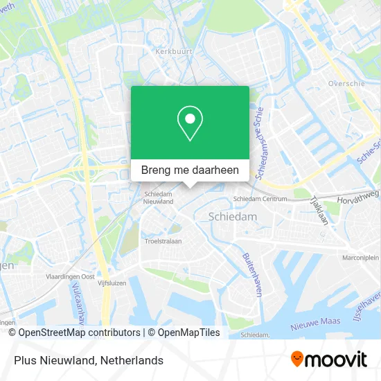 Plus Nieuwland kaart