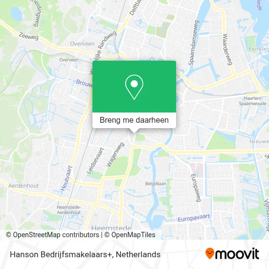 Hanson Bedrijfsmakelaars+ kaart