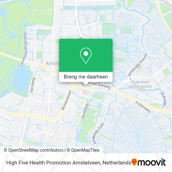 High Five Health Promotion Amstelveen kaart