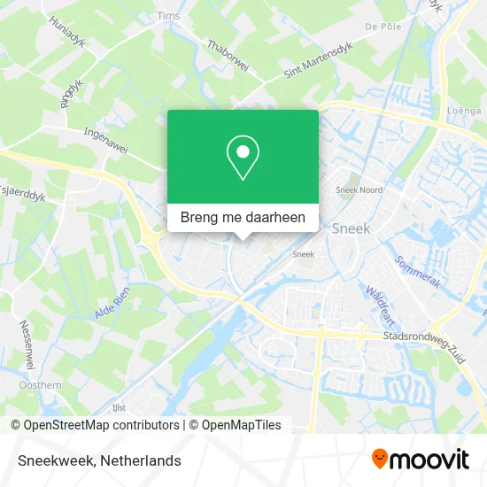 Sneekweek kaart