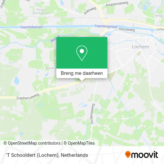 'T Schooldert (Lochem) kaart