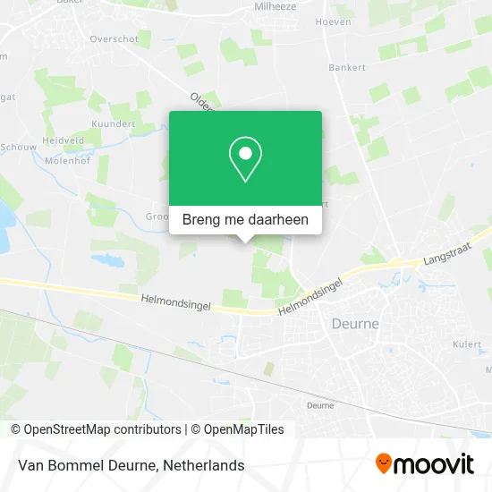 Van Bommel Deurne kaart