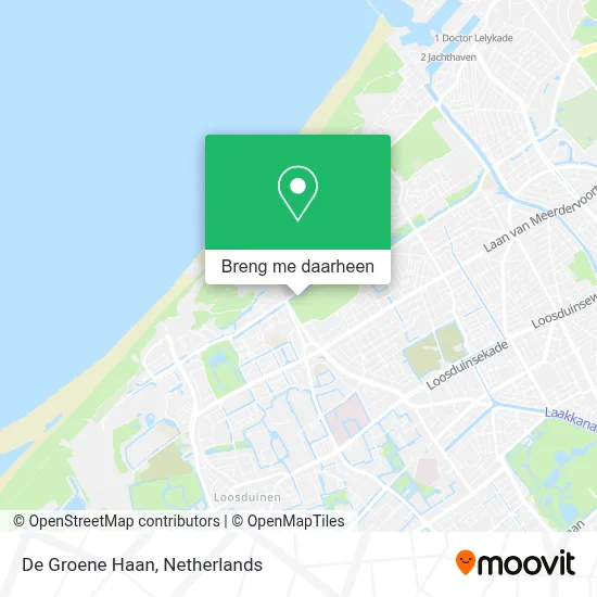 De Groene Haan kaart