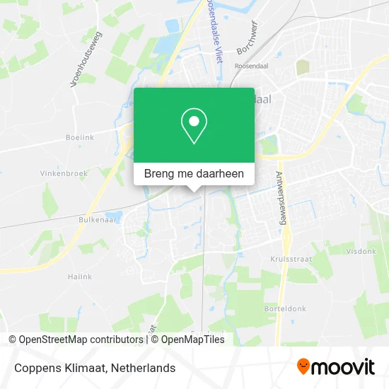 Coppens Klimaat kaart