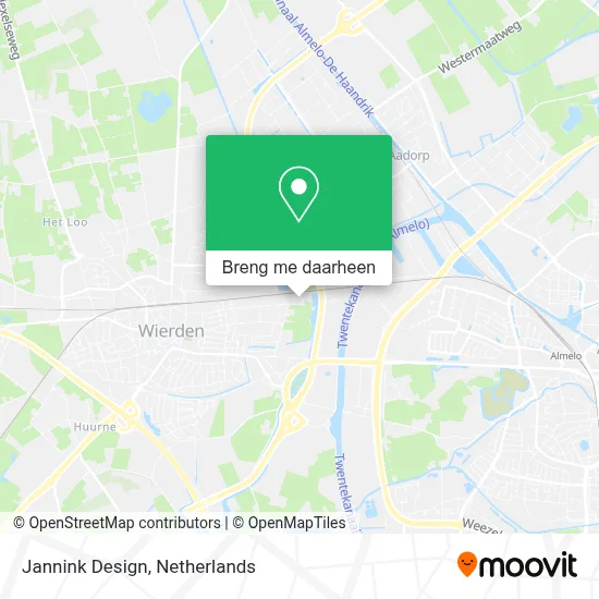 Jannink Design kaart