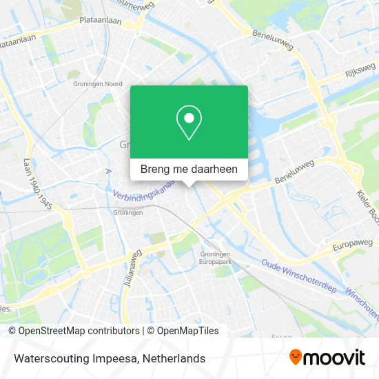 Waterscouting Impeesa kaart